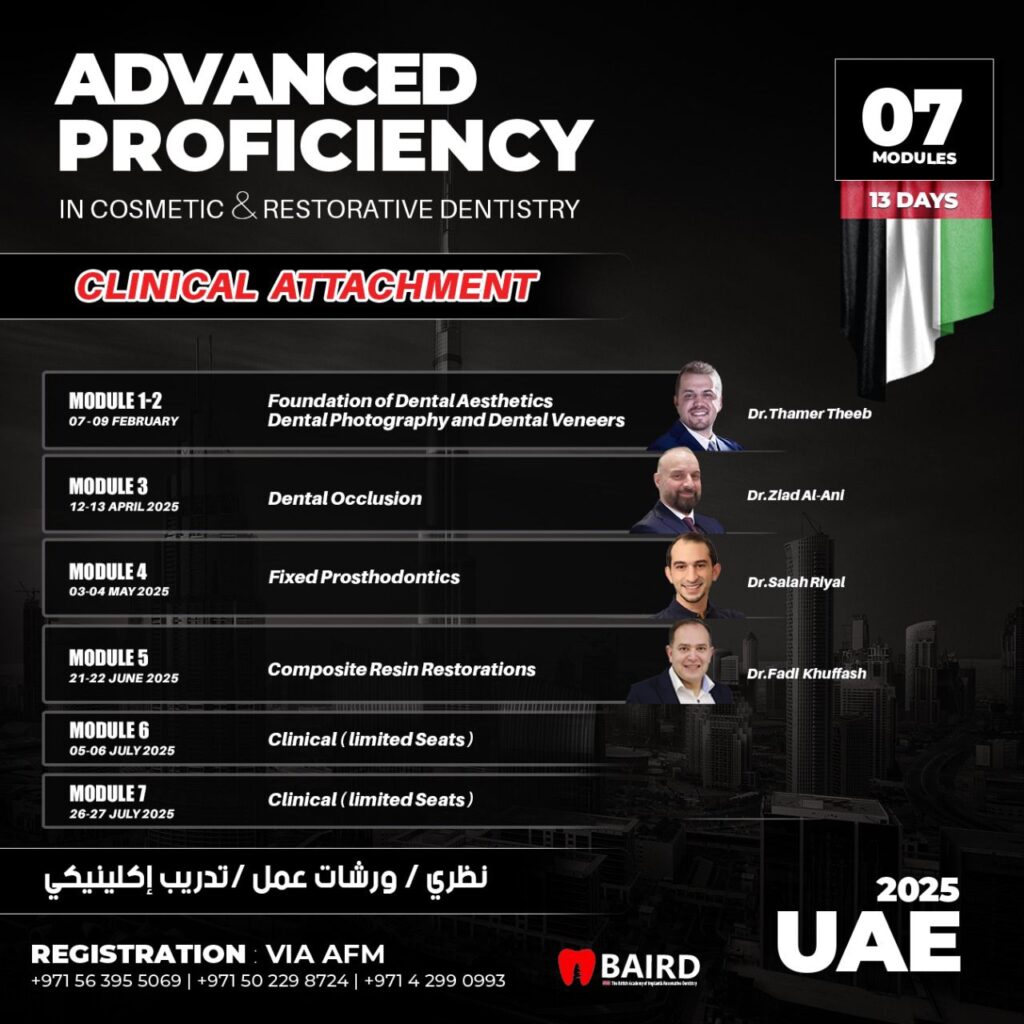 Advanced Proficiency in Cosmetic and Restorative Dentistry | UAE