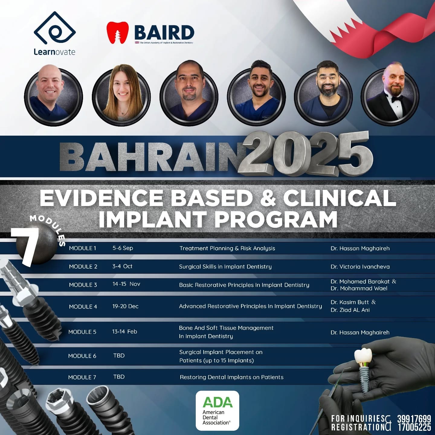 BAIRD Evidence-Based & Clinical Implant Program – Bahrain 2025