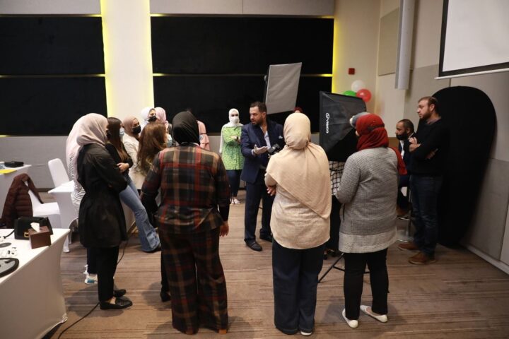 Delegates during a hands-on session