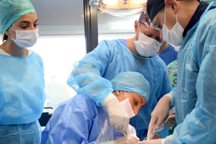 Clinical session with the instructor